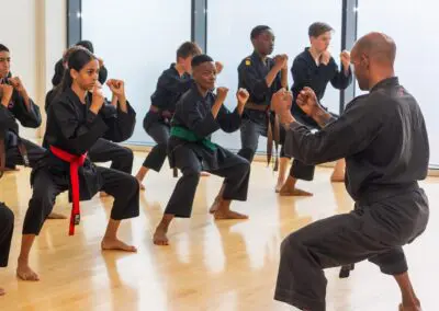 Image of an instructor taking a teens class