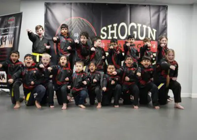 Image of a group of students from Harrow dojo