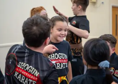 Image of a group of children talking in a group