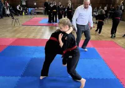 Image of 2 girls grappling