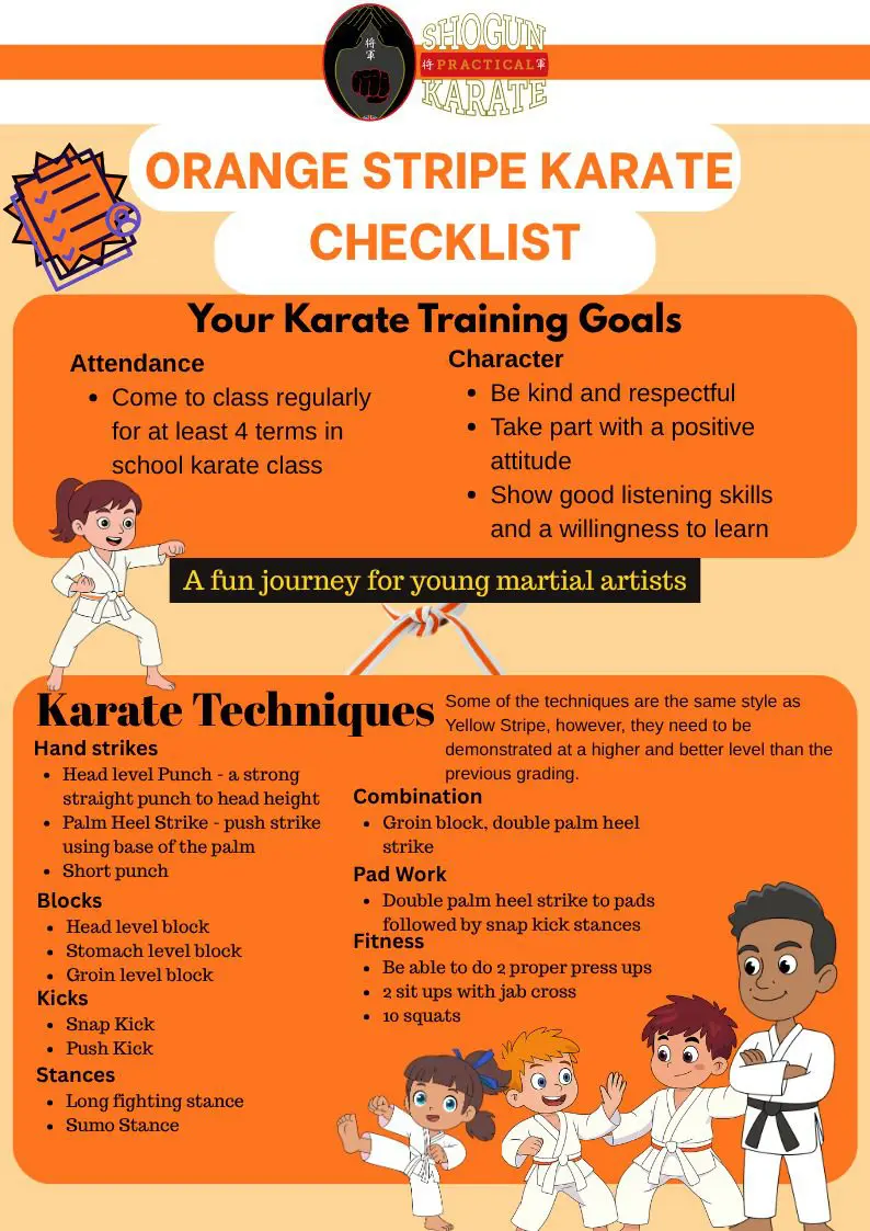 Orange Stripe Checklist